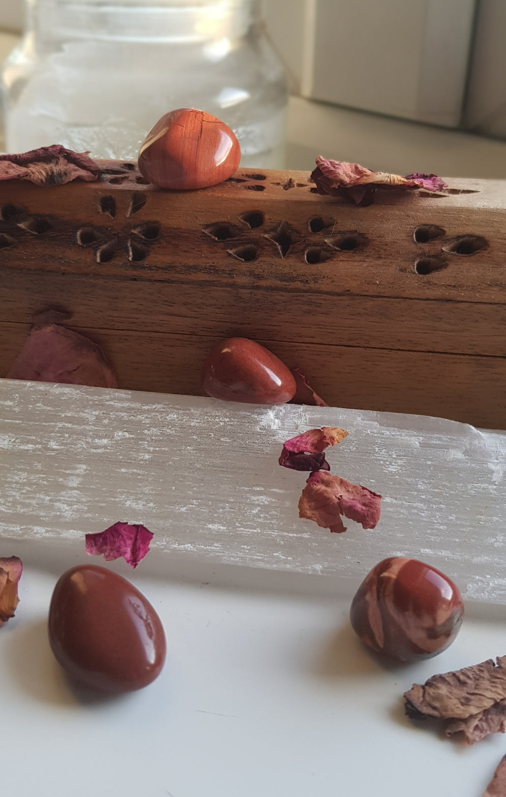 Red Jasper Tumblestone